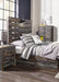 Drystan Full Panel Bed with 4 Storage Drawers with Mirrored Dresser Huntsville Furniture Outlet