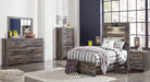 Drystan Twin Panel Bed with Mirrored Dresser, Chest and 2 Nightstands Huntsville Furniture Outlet