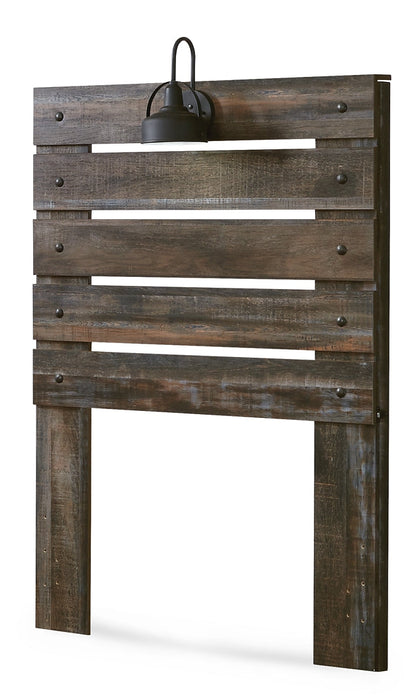 Drystan Twin Panel Headboard with Mirrored Dresser and 2 Nightstands Huntsville Furniture Outlet