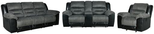 Earhart Sofa, Loveseat and Recliner Huntsville Furniture Outlet