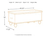 Fossil Ridge Storage Bench Huntsville Furniture Outlet