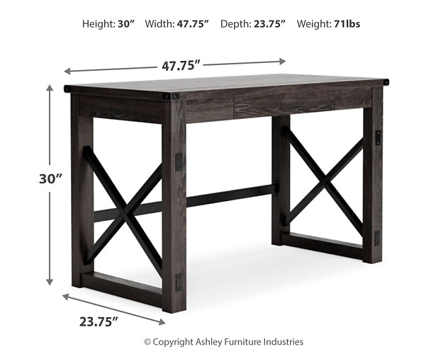 Freedan Home Office Desk Huntsville Furniture Outlet