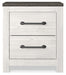 Gerridan Two Drawer Night Stand Huntsville Furniture Outlet