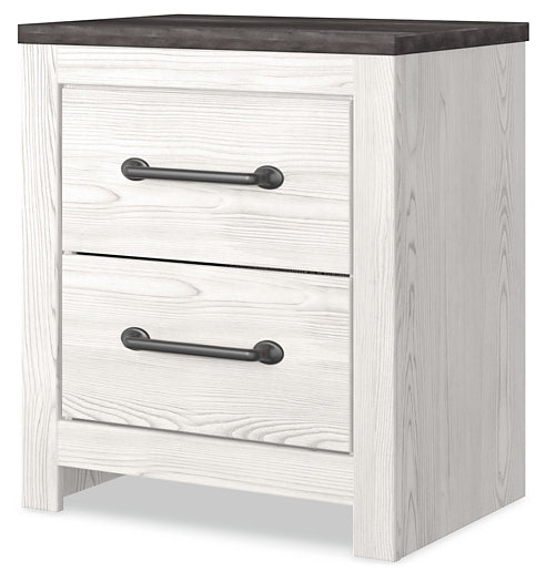Gerridan Two Drawer Night Stand Huntsville Furniture Outlet