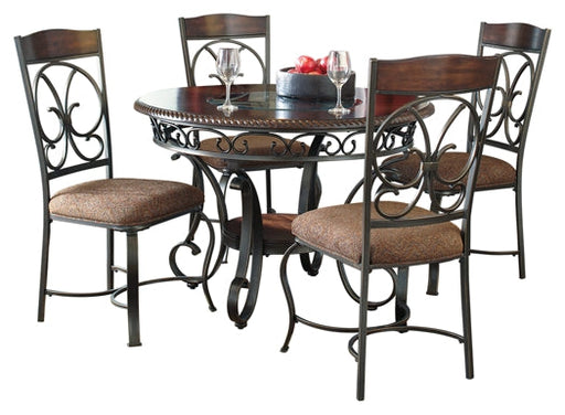 Glambrey Dining Table and 4 Chairs Huntsville Furniture Outlet