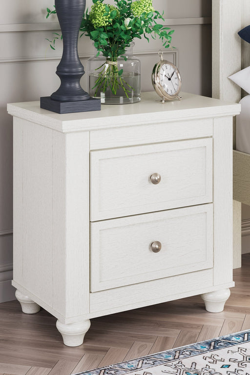 Grantoni Two Drawer Night Stand Huntsville Furniture Outlet