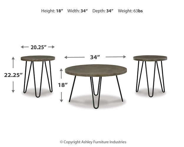 Hadasky Occasional Table Set (3/CN) Huntsville Furniture Outlet