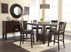Haddigan Counter Height Dining Table and 4 Barstools with Storage Huntsville Furniture Outlet