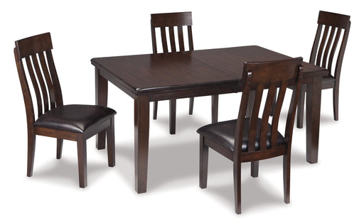 Haddigan Dining Table and 4 Chairs Huntsville Furniture Outlet