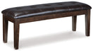 Haddigan Dining Table and 4 Chairs and Bench with Storage Huntsville Furniture Outlet