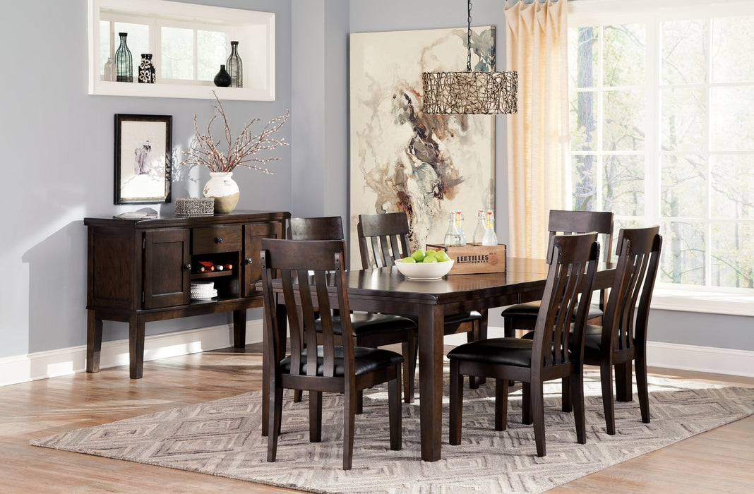 Haddigan Dining Table and 6 Chairs Huntsville Furniture Outlet