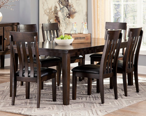 Haddigan Dining Table and 6 Chairs Huntsville Furniture Outlet