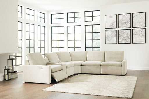 Hartsdale 6-Piece Reclining Sectional with Console Huntsville Furniture Outlet