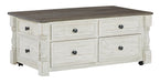 Havalance Coffee Table with 2 End Tables Huntsville Furniture Outlet