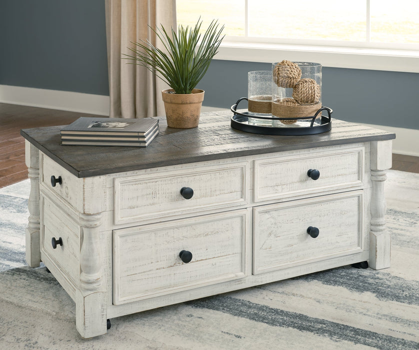 Havalance Coffee Table with 2 End Tables Huntsville Furniture Outlet