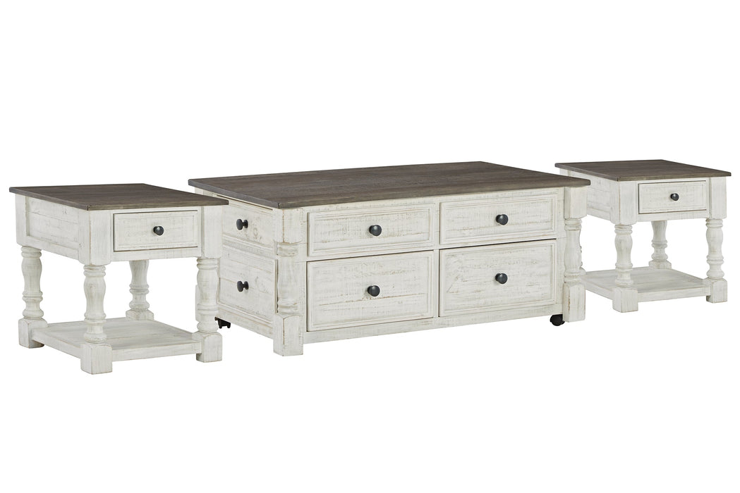Havalance Coffee Table with 2 End Tables Huntsville Furniture Outlet