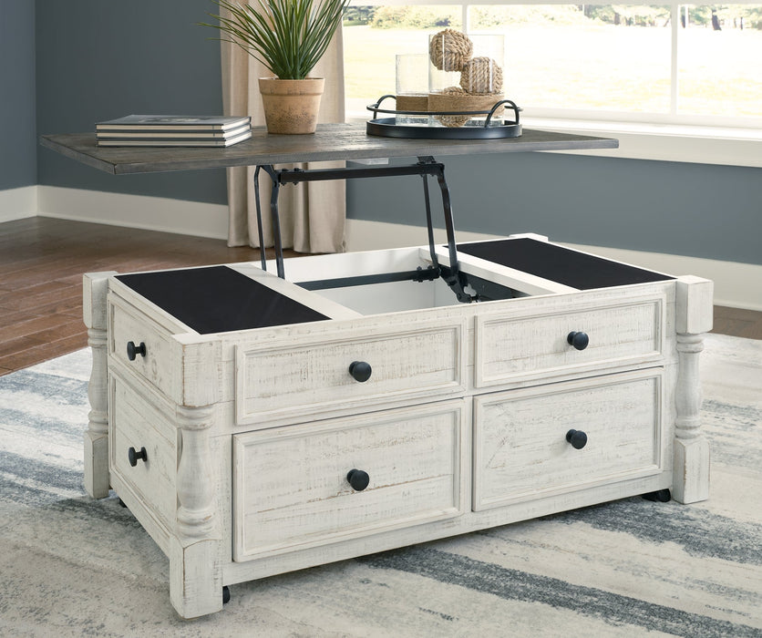 Havalance Coffee Table with 2 End Tables Huntsville Furniture Outlet
