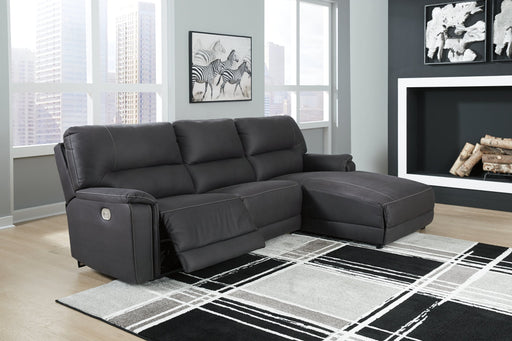 Henefer 3-Piece Power Reclining Sectional with Chaise Huntsville Furniture Outlet