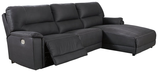 Henefer 3-Piece Power Reclining Sectional with Chaise Huntsville Furniture Outlet