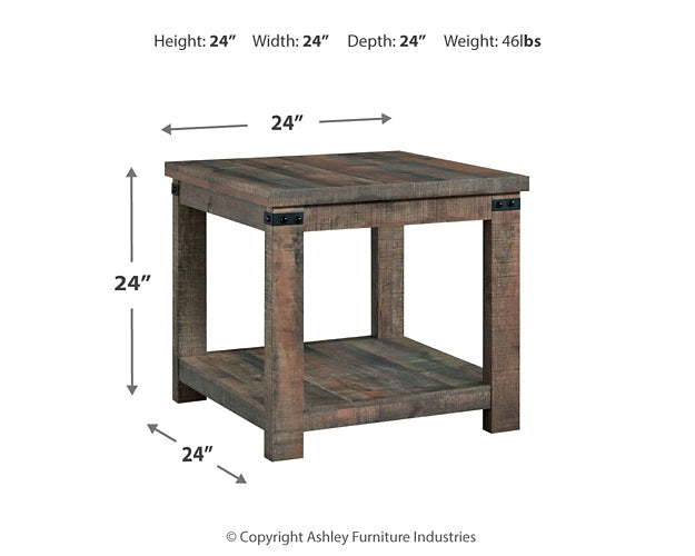 Hollum Square End Table Huntsville Furniture Outlet