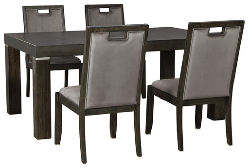 Hyndell Dining Table and 4 Chairs Huntsville Furniture Outlet