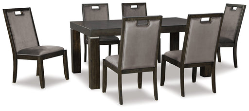 Hyndell Dining Table and 6 Chairs Huntsville Furniture Outlet