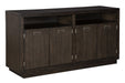 Hyndell Dining Table and 8 Chairs with Storage Huntsville Furniture Outlet
