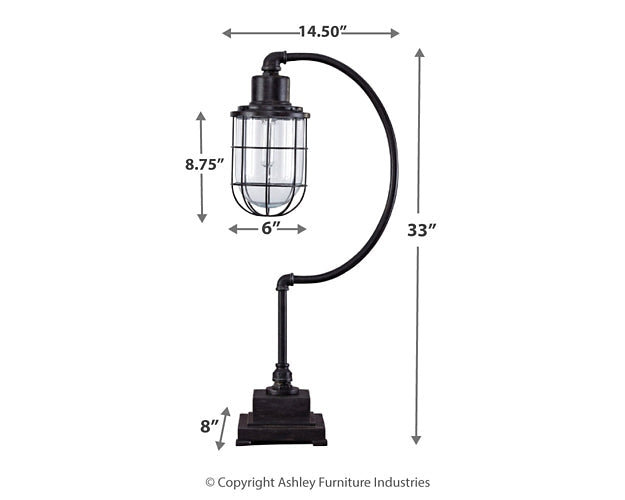Jae Metal Desk Lamp (1/CN) Huntsville Furniture Outlet