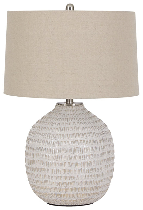 Jamon Ceramic Table Lamp (1/CN) Huntsville Furniture Outlet