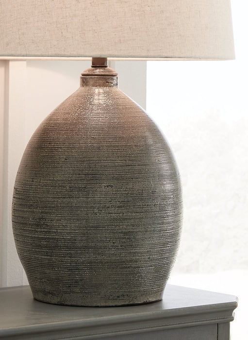 Joyelle Terracotta Table Lamp (1/CN) Huntsville Furniture Outlet