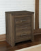 Juararo Queen Poster Bed with Mirrored Dresser and 2 Nightstands Huntsville Furniture Outlet