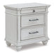 Kanwyn Queen Panel Bed with Storage with Mirrored Dresser, Chest and 2 Nightstands Huntsville Furniture Outlet