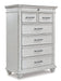 Kanwyn Queen Panel Bed with Storage with Mirrored Dresser, Chest and 2 Nightstands Huntsville Furniture Outlet