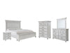 Kanwyn Queen Panel Bed with Storage with Mirrored Dresser, Chest and Nightstand Huntsville Furniture Outlet
