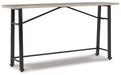 Karisslyn Long Counter Table Huntsville Furniture Outlet
