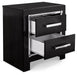 Kaydell King Upholstered Panel Storage Platform Bed with Mirrored Dresser and 2 Nightstands Huntsville Furniture Outlet