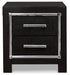Kaydell King Upholstered Panel Storage Platform Bed with Mirrored Dresser and 2 Nightstands Huntsville Furniture Outlet