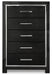 Kaydell Queen Upholstered Panel Storage Bed with Mirrored Dresser and Chest Huntsville Furniture Outlet