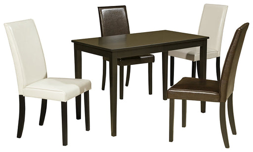 Kimonte Dining Table and 4 Chairs Huntsville Furniture Outlet