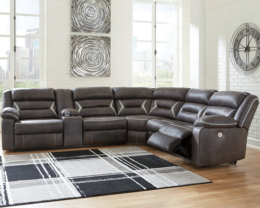 Kincord 4-Piece Power Reclining Sectional Huntsville Furniture Outlet