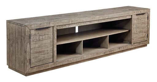 Krystanza XL TV Stand w/Fireplace Option Huntsville Furniture Outlet