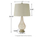 Latoya Glass Table Lamp (1/CN) Huntsville Furniture Outlet