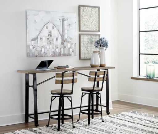 Lesterton Counter Height Dining Table and 2 Barstools Huntsville Furniture Outlet