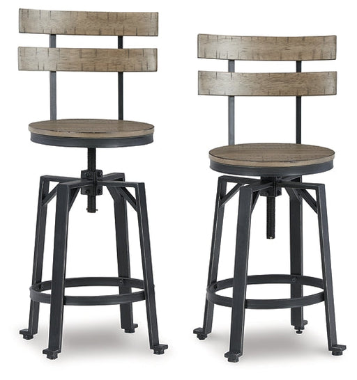 Lesterton Swivel Barstool (2/CN) Huntsville Furniture Outlet