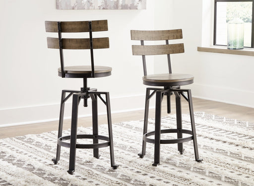 Lesterton Swivel Barstool (2/CN) Huntsville Furniture Outlet