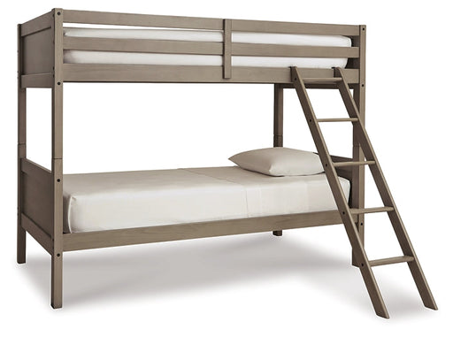 Lettner Twin/Twin Bunk Bed w/Ladder Huntsville Furniture Outlet