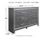 Lodanna Full Panel Bed with 2 Storage Drawers with Mirrored Dresser Huntsville Furniture Outlet