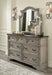 Lodenbay California King Panel Bed with Mirrored Dresser and 2 Nightstands Huntsville Furniture Outlet
