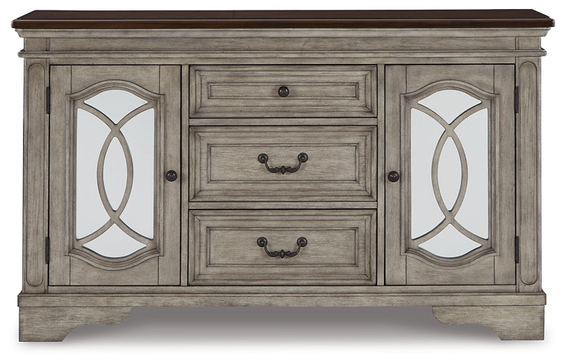 Lodenbay Dining Table and 4 Chairs with Storage Huntsville Furniture Outlet