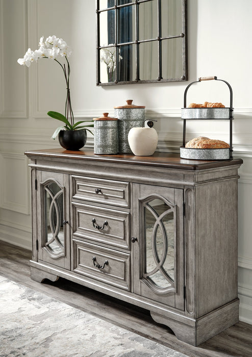 Lodenbay Dining Table and 4 Chairs with Storage Huntsville Furniture Outlet